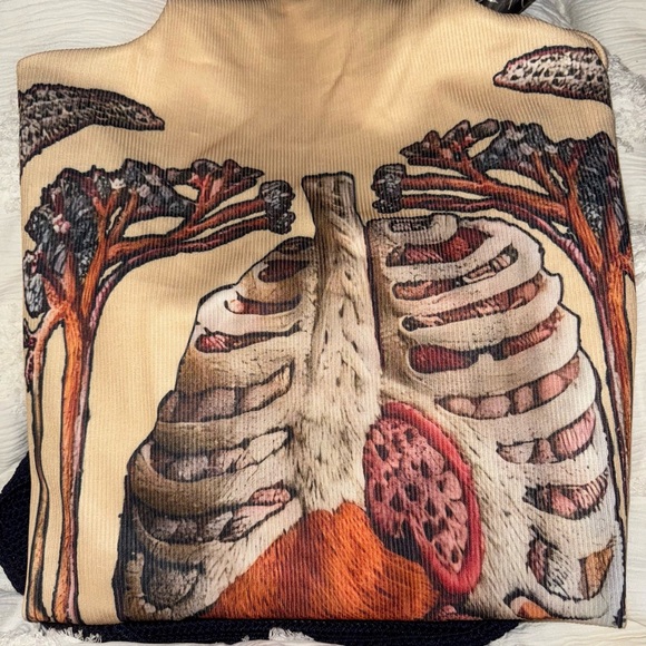 Anatomical Print Shirt - Picture 4 of 6